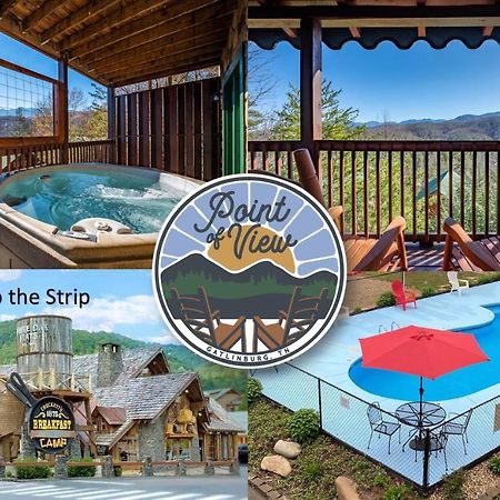 Spacious Smokies Cabin - Hot Tub With Mountain Views แกตลิงเบิร์ก ภายนอก รูปภาพ